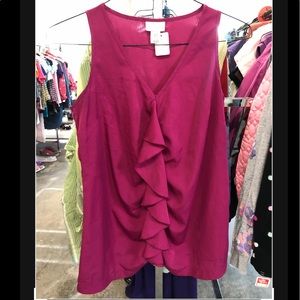 Motherhood Maternity Ruffle Shirt